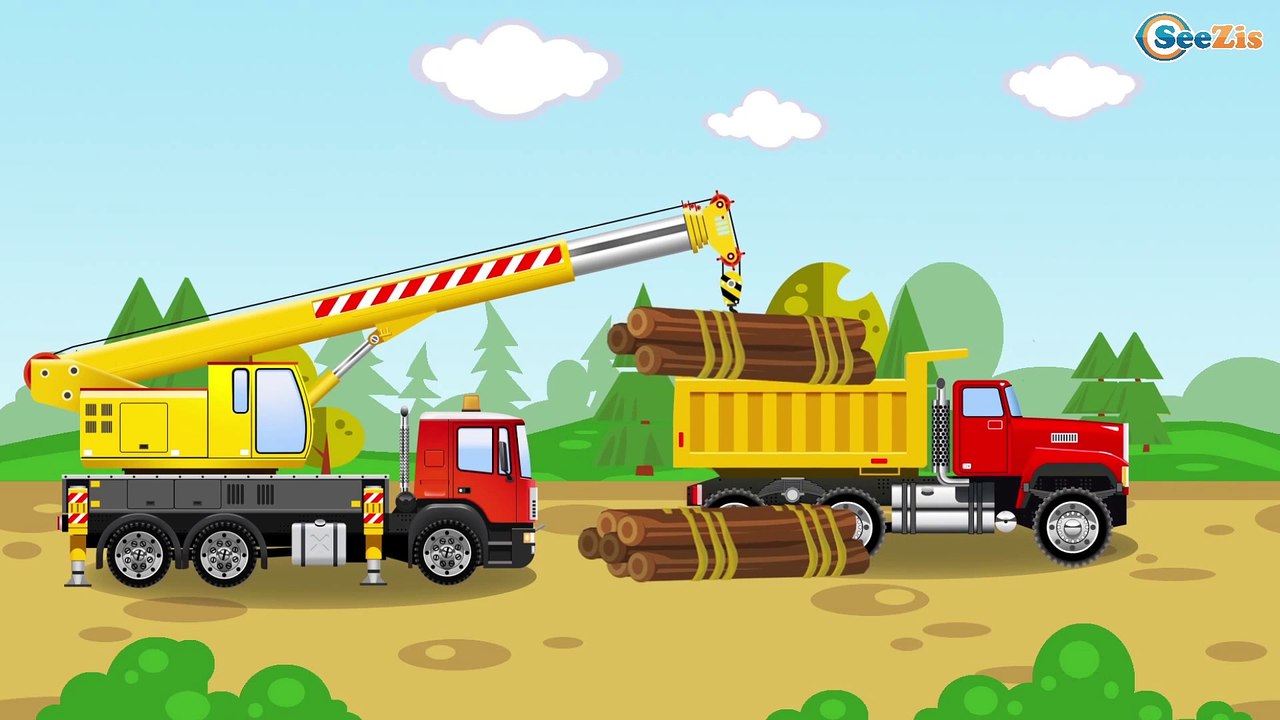 New Children Video - The Dump Truck with Diggers Trucks Adventures -  Cars & Trucks Kids Cartoon