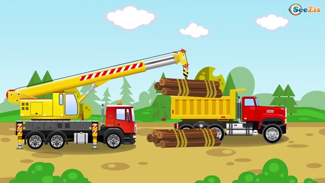 New Children Video - The Dump Truck with Diggers Trucks Adventures - Cars & Trucks Kids Cartoon