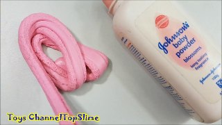 How To Make Slime with Baby Powder and Shampoo without Glue! DIY Slime without Glue-9zVyvy