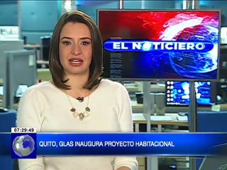 Vicepresidente Glas participó de la inauguración de 62 viviendas financiadas por la CFN al sur de Quito