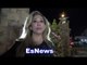 pretty woman says prince nassim is her fav fighter ever! EsNews Boxing