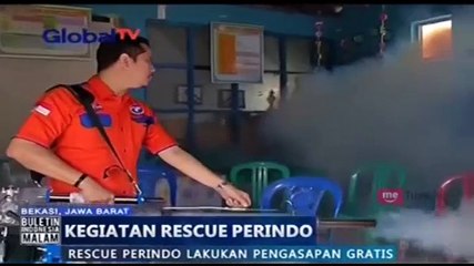 Rescue Perindo Kembali Lakukan Pengasapan Gratis di Bekasi