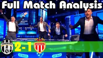 Juventus vs Monaco 2 - 1 Full Match Analysis 09.05.2017 HD