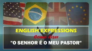 O SENHOR É O MEU PASTOR, NADA ME FALTARÁ em Inglês | Português HD