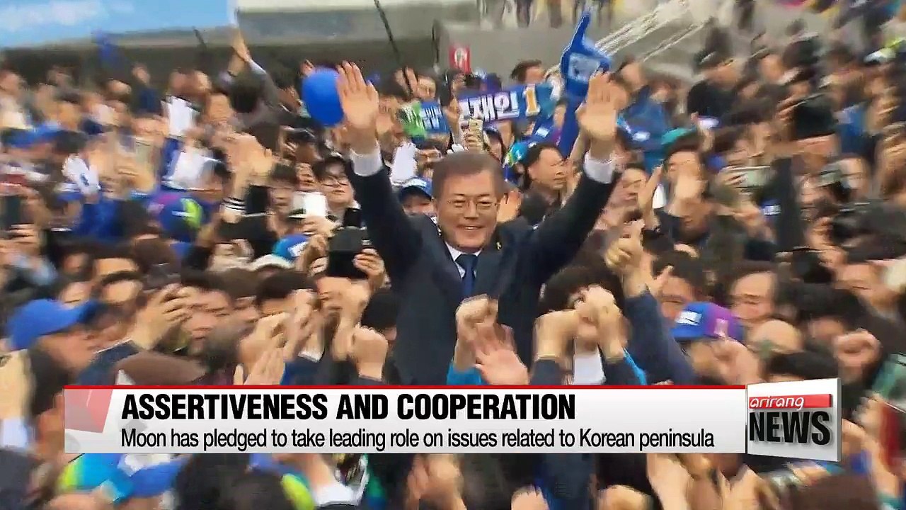 Moon Jae-in's key national defense and foreign policy pledges