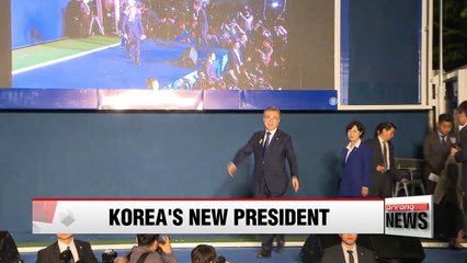 Liberal Moon Jae-in elected Korea&apos;s new president with 41.08% of the vote
