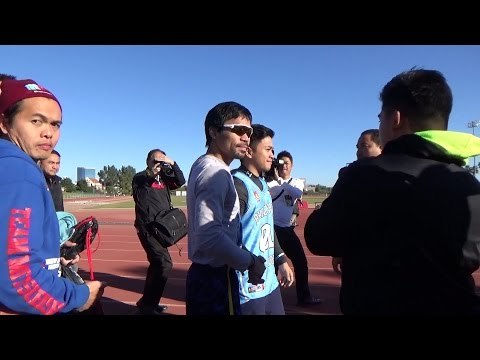 MANNY PACQUIAO'S LAST PREPARATIONS EsNews Boxing