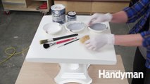 DIY Faux-Marble Table