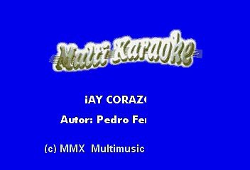Ay! Corazón - Pedro Fernández (Karaoke)