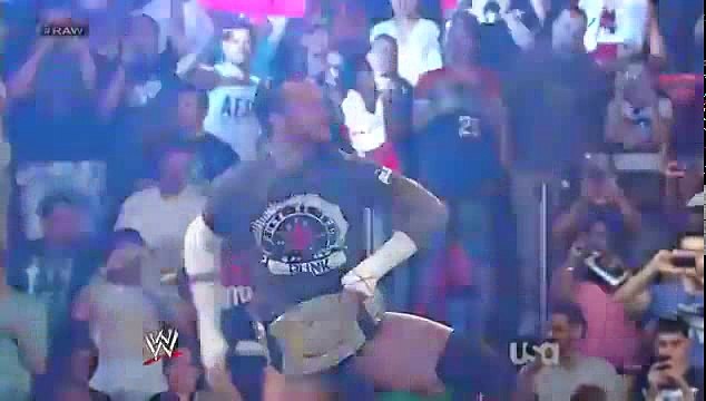 Mark Henry vs Cm Punk WWE Raw April 2nd 2012