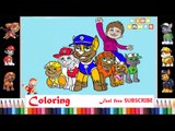 Nursery Rhymes ♫ Paw Patrol Coloring ♫ Paw Patrol Song♫ Kids Games