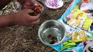 Fish Curry Recipe - Fish Hunting - Small Fish Curry Village Style - Country Food