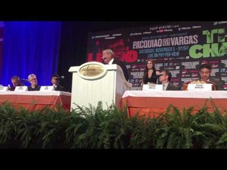 FREDDIE ROACH LAST WORDS BEFORE PACQUIAO & VARGAS WEIGH IN - EsNews Boxing