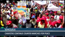 Chavistas Continue Counter Marches for Peace
