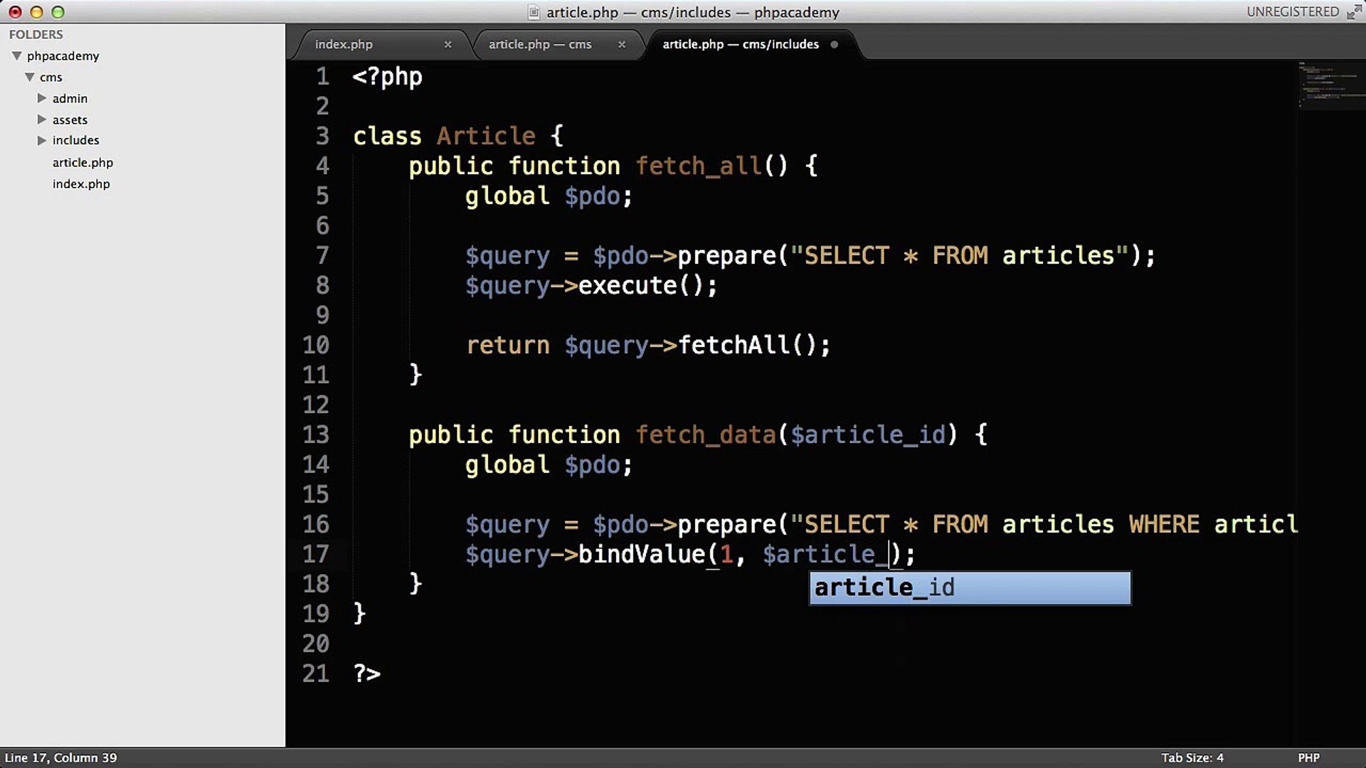PHP Tutorials | Create
