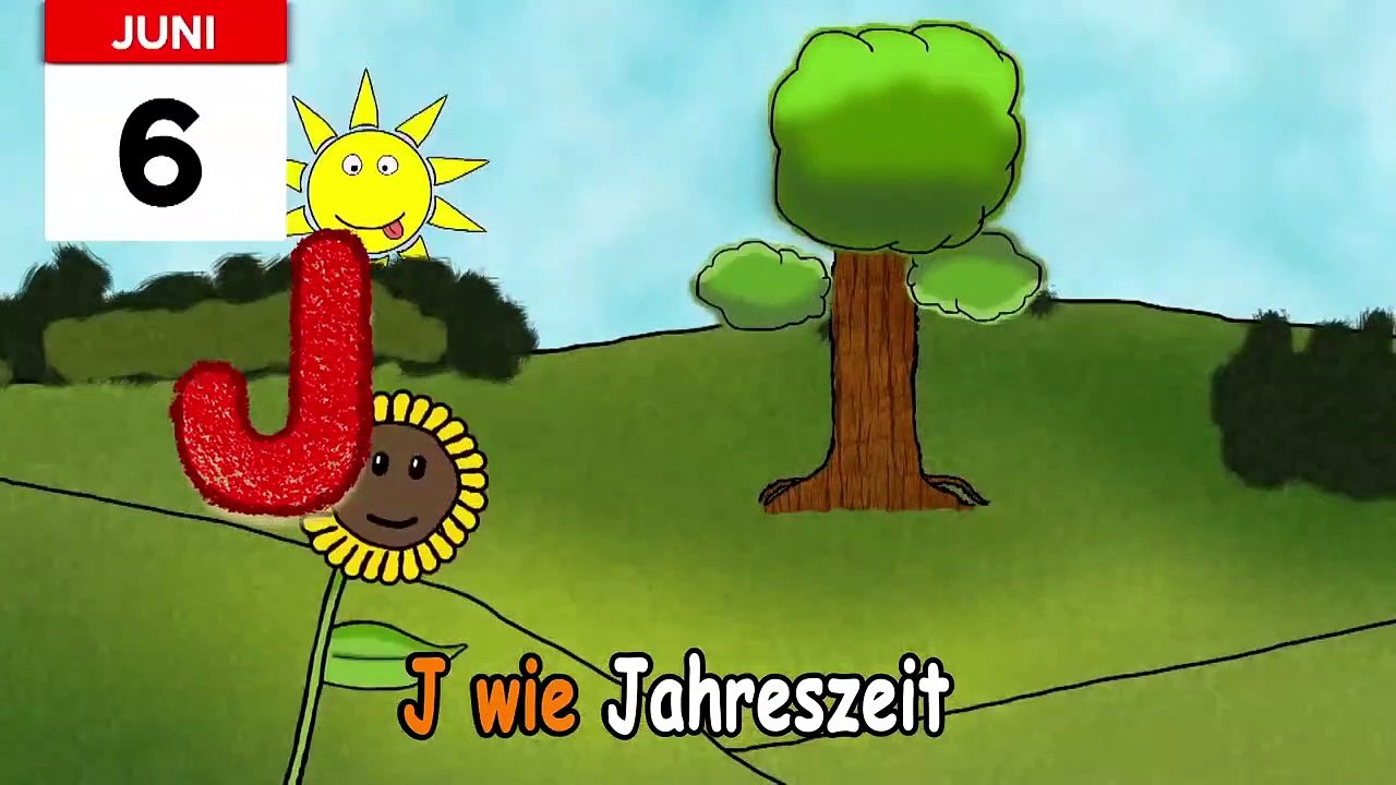 Betonung in deutsch - Das 'J-Lied' - lieder zum mitsingen mit text deuts