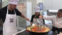 Mojo Rawley and Natalya make paella in Valencia, Spain