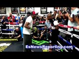 Floyd Mayweather Way Faster Than Conor McGregor KOs Him With Small Gloves