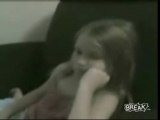 Dad Scares His Little Girl, She Scare Him Back