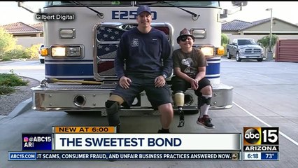 Similar experience links Gilbert firefighter, teen in friendship