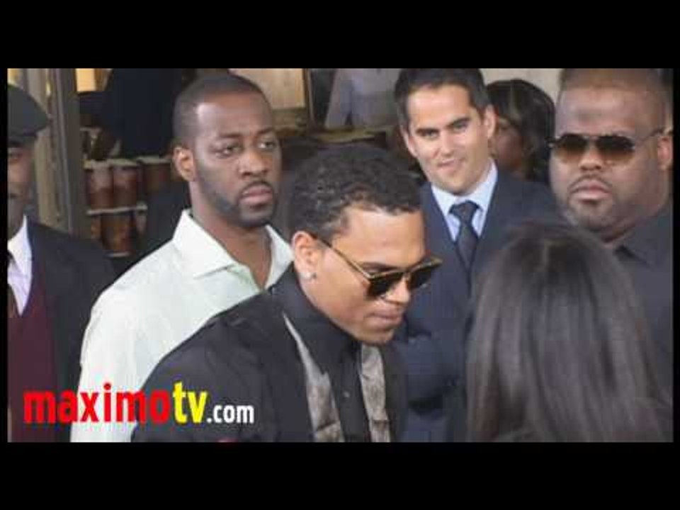 Chris Brown "Takers" Premiere in Los Angeles