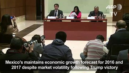 Mexico maiains growth forecasts despite Trump