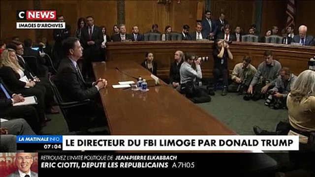 Donald Trump a débarqué brutalement cette nuit le directeur du FBI provoquant une vague d'indignation aux USA