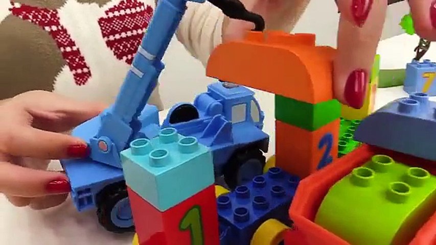 BOB the Builder Can'tOY TRAINS Number Game with LEGO Construction T