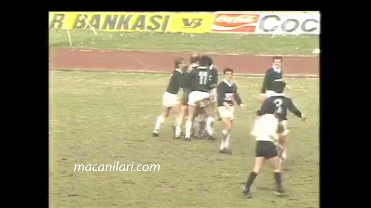 16.02.1986 - 1985-1986 Turkish 1st League Match...
