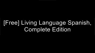 [Book] Living Language Spanish, Complete Edition P.P.T