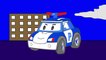 Robocar Poli  Cars Collection_ Rescue Team_ Learn to Paint English Colors Demo