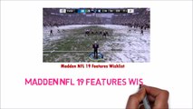 Madden NFL 19 Features Wishlist