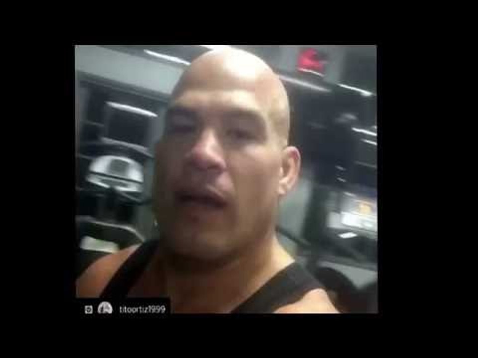 mma superstar tito ortiz in camp