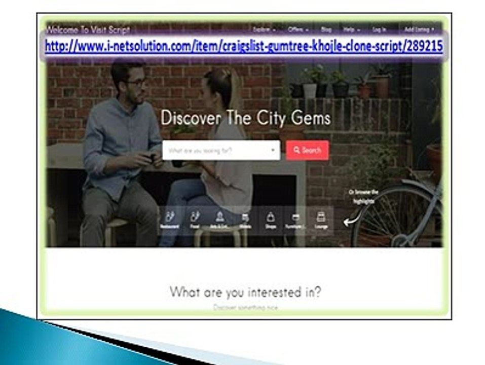 Craigslist Script | Gumtree Clone | Classified ads script | Craigslist Clone | Gumtree Clone