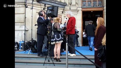 Celebrities arrive at the V&A for private viewing of the new Pink Floyd exhibition