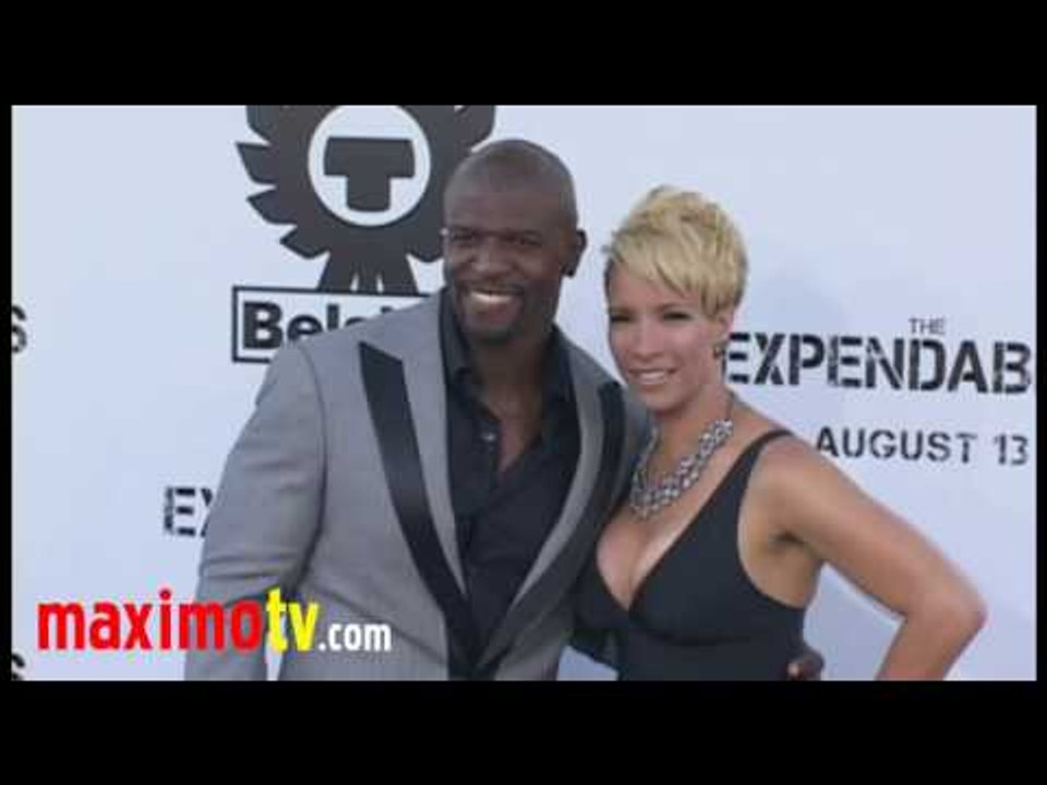 Terry Crews and Rebecca Crews at "The Expendables" Premiere Arrivals August 3, 2010