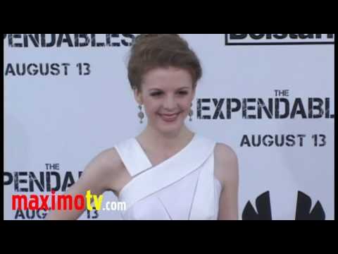 Ashley Bell (The Last Exorcism) at The Expendables Premiere Arrivals August 3, 2010