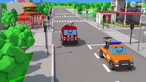 LEARN COLORS with Tow Truck & Cars Cartoon for babies and kids