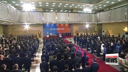 Moon Jae-in sworn in as Korea's new president