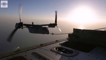 KC-130 Air Refueling Mission with MV-22 Osprey, AV-8B Harrier II