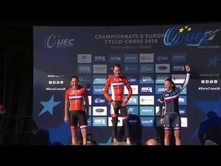 Video herunterladen: 2016 UEC Cyclo-cross European Championships I Highlights Women Elite