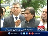 PMLN Leaders talks to Media