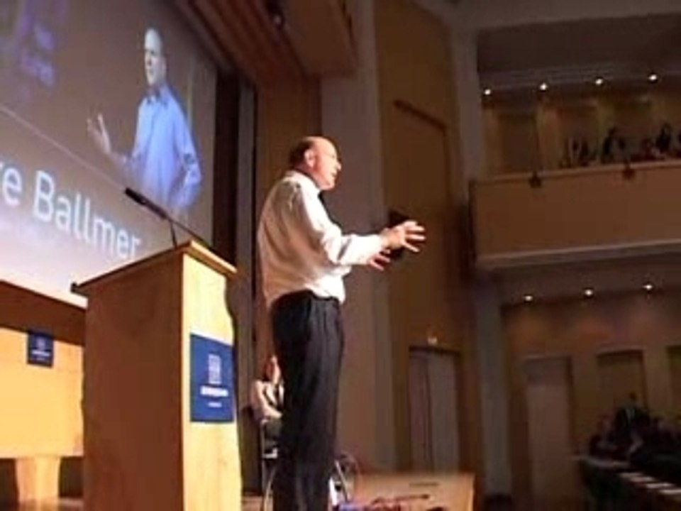 Ballmer, speech Sciences Po Paris