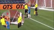 The most amusing red card a linesman rewarded a red card for ....
