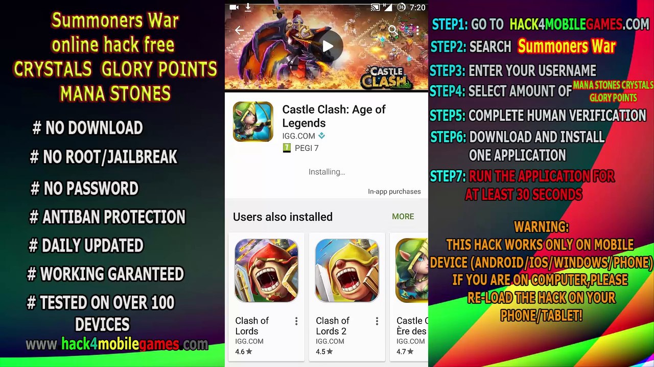 Summoners War hack android apk free download