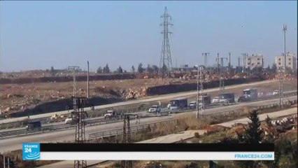 خروج الدفعة الأولى من سكان حي برزة الدمشقي