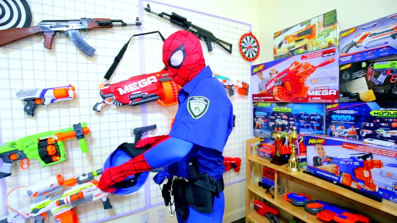 POLICE SPIDERMAN Arrest DeadPool vs SuperGirl vs Harley Quinn vs Joker SAVES RapunZel in Real Life