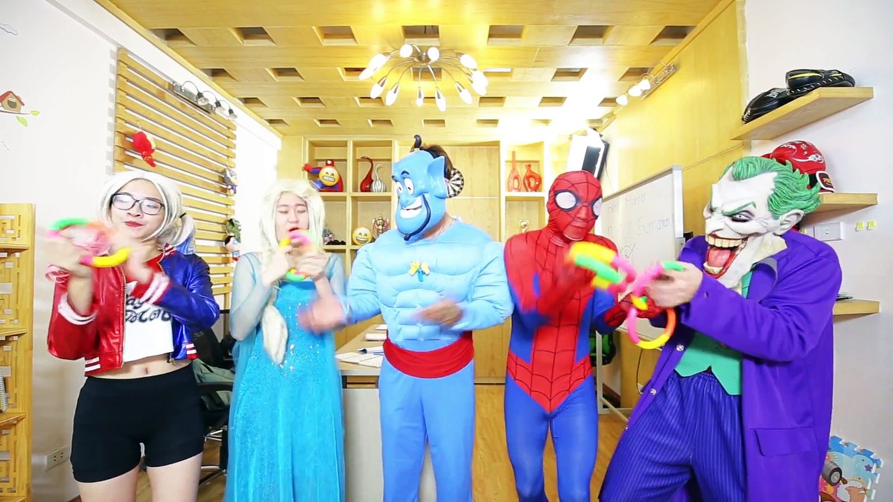 SURPRISE ICE CREAM CHALLENGE Frozen Elsa Get Sick Need Shot by Doctor with Spiderman in Real Life
