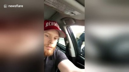 Police officer behaves incredibly aggressively during traffic stop