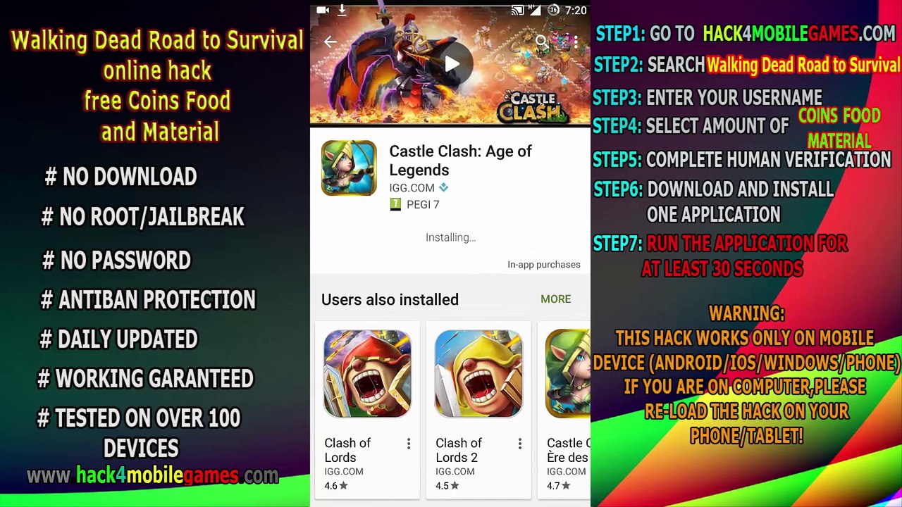 Walking Dead Road to Survival hack android